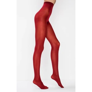 40 Kırmızı Orta Kalın Mus Opak Mat Külotlu Çorap