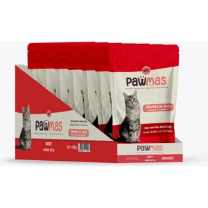 Pouch Sığır Etli Yetişkin Kedi Yaş Maması 85 gr X24 Adet