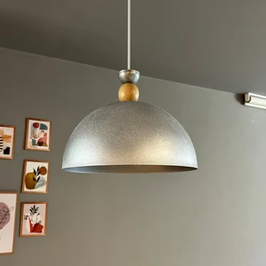 Yimpi Gümüş Avize Tekli Sarkıt Salon Kuaför Cafe Dekoratif Aydınlatma Pastane
