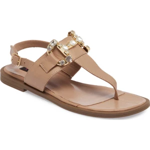 Nude Hakiki Deri Kadın Sandalet - K24Y1SN67409-K65