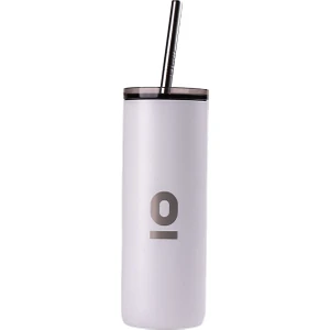Paslanmaz Çelik Şeffaf Kapaklı Beyaz Mug Termos 600 ml No:84