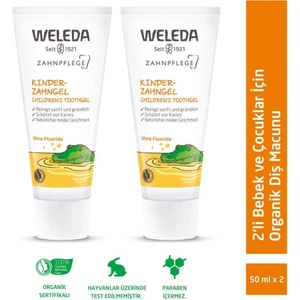 Weleda Bebek ve Çocuklar İçin Doğal Diş Macunu 2 x 50 ml