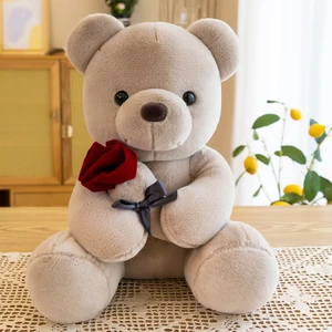 25 cm Sevimli Ayıcık Peluş Bebek Oyuncak Yastık Hediye (Yurt Dışından)