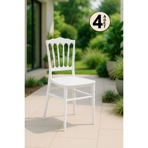 Home Mutfak Sandalyesi 4 Adet - Beyaz