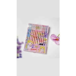 Ay Savaşçısı Usagi Tsukino Sailor Moon 12ADET Silinebilir Tükenmez Jel Kalem Anime