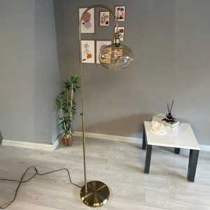 Cam Bal Rengi Lambader Modern Oturma Odası