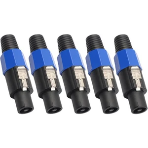 5 Adet - 4 Pin Erkek Speakon Twist Konnektör Jack