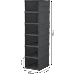 6 Katlı Katlanabilir Ayakkabılık – Pratik ve Şık Depolama Çözümü