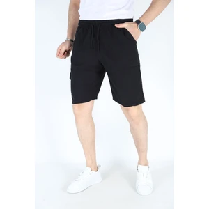 Relaxed Fit Yazlık Erkek Şort Siyah