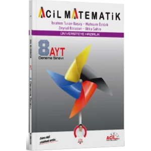 Acil Matematik Ayt Matematik 8 Li Deneme Sınavı