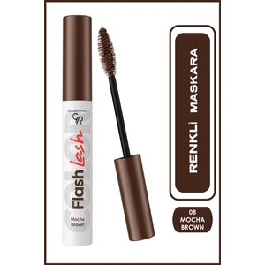 Golden Rose Flash Lash Colered Mascara No:08 Mocha Brown - Renkli Maskara - 8691190515799