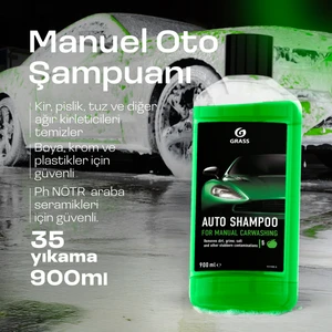 Araba Yıkama ve Parlatma, Ph Nötr cilası Oto Şampuan Elma 900ml - Hızlı Köpüren