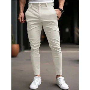 Casual Slim Fit Erkek Chıno Pantolon
