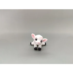 Sevimli Kuzu Figürü – Hareketli Eklemli 3D Oyuncak