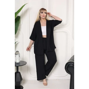 Kimono Broşlu Bürümcü Takım Oversize 2 Parça