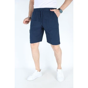 Relaxed Fit Yazlık Erkek Şort Lacivert