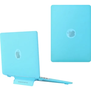 MacBook Air 13 Inç (2022) A2681 M2/(2024) A3113 M3 Isı Dağıtımı Sert Pc Laptop Kılıfı Kickstand-Mavi Için Darbeye Dayanıklı Kapak (Yurt Dışından)