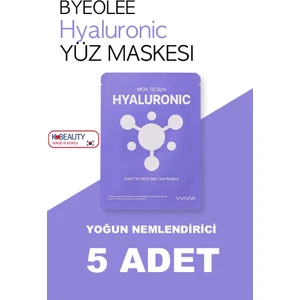 Yüz Maskesi Hyaluronik Asit İçerikli Yoğun Nemlendirici 5 Adet 25 ml Güney Kore