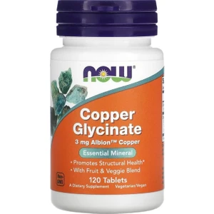 Copper Glycinate - Bakır Glisinat, 3 Mg, 120 Tablet