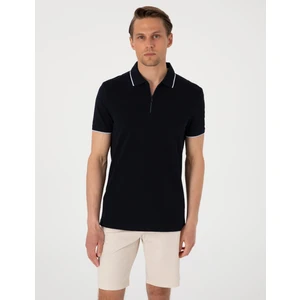 Pierre Cardin Erkek Lacivert Slim Fit Polo Yaka Tişört 50307516-VR033