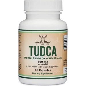 Double Wood Tudca 60 Capsules 500 mg  Per Serving. Usa Version. Tr Tek Yetkili Satıcısından. 3541