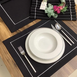 Gümüş Pikolu Amerikan Servis (8) & Runner (1) Set -9 Parça