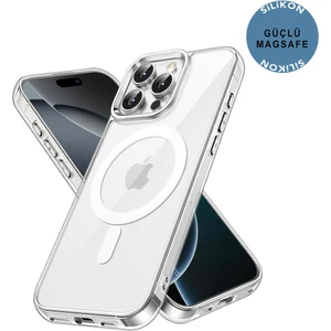 Apple iPhone 16 Pro Şeffaf Magsafe Kılıf Mtl Aksesuar