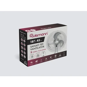 3 Pervaneli 75w Sanayi Tipi Vantilatör