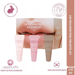 Lip Sleeping Pack Boosting Kit - 3'lü Besleyici Dudak Bakım Gece Maske Seti