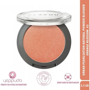 Urban Pearlsation Natural Powder Blusher Orange Blossom #3 - Inci Tozu İçeren Allık