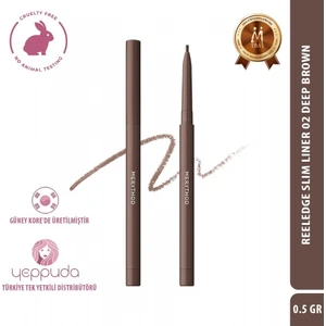 Reeledge Slim Liner 02 Deep Brown - İnce Uçlu Kahverengi Eyeliner