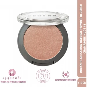 Urban Pearlsation Natural Powder Blusher Champagne Nude #1 - Inci Tozu İçeren Allık