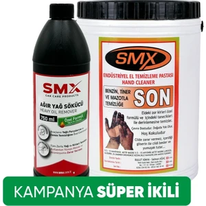 Bitkisel El Temizleme Kremi 4 Kg + Ağır Yağ Çözücü 750 ml