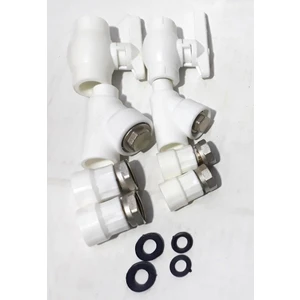 8 Parça Ar-Su Rakorlu Hareketli Nipelli Kombi Bağlantı Seti      Kaliteli Malzemeden Üretilmiştir