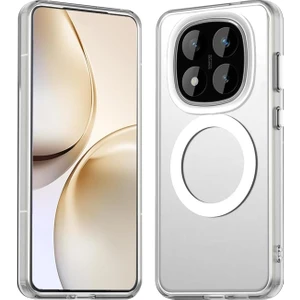 M.TK Moveteck Xiaomi Redmi Note 14 Pro Plus Kılıf Kamera Çıkıntılı Mat Magsafe Şarj Özellikli Kenarları Renkli Premium Sert Kapak