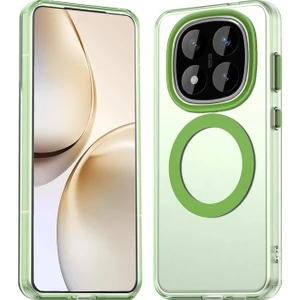 M.TK Moveteck Xiaomi Redmi Note 14 Pro Plus Kılıf Kamera Çıkıntılı Mat Magsafe Şarj Özellikli Kenarları Renkli Premium Sert Kapak