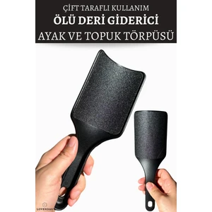 Çift Taraflı Özel Oval Tasarım Ölü Deri Çıkarıcı Ayak ve Topuk Törpüsü