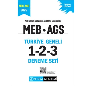 2025 Meb Ags Tamamı Çözümlü Türkiye Geneli 1-2-3 (3'lü Deneme Set