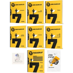 Hız Yayınları 7.sınıf Tüm Dersler ve Paragraf 7 Kitap Soru Bankası+Zihin Deneme+SSSK768