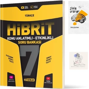 Hız Yayınları 7.sınıf Hibrit Türkçe Konu Anlatım+Zihin Deneme+SSSK54