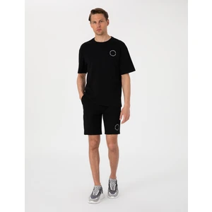 Pierre Cardin Erkek Siyah Regular Fit Örme Şort 50310107-VR046