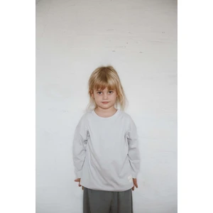 Ohlala Koala Gri Basic Uzun Kollu T-Shirt