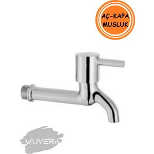 Tse Belgeli Aç/kapa Musluk – 1/2” Dişli Duvar Bağlantılı Pirinç Gövde