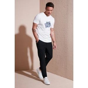 Streç Regular Fit Normal Bel Düz Paça Jogger Pantolon Erkek Pantolon CF25617801