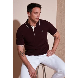 Pamuk Düğmeli Slim Fit Polo Yaka T Shirt Erkek Polo Yaka T Shirt 5902118