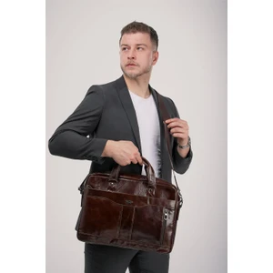 71470  Deri Evrak Çantası