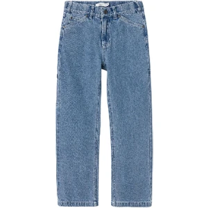 Erkek Çocuk Kargo Jeans Düz Kesim