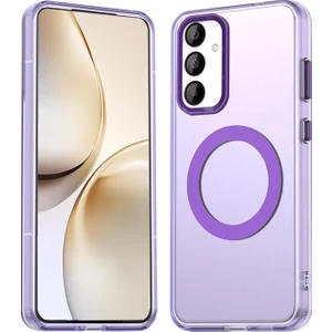 M.TK Moveteck Samsung Galaxy A16 Kılıf Kamera Çıkıntılı Mat Magsafe Şarj Özellikli Kenarları Renkli Premium Sert Kapak