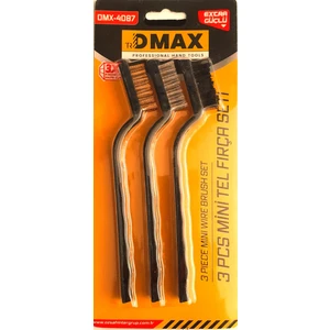 - DMX 4087 -3'lü Mini Tel Fırça Seti - Pratik ve Çok Yönlü Temizlik Çözümü