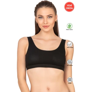 Özkan 27408 Kadın Viskon Kumaş Çıkarılabilir Pedli Balensiz Kaşkorse Kalın Askılı Sütyen Büstiyer